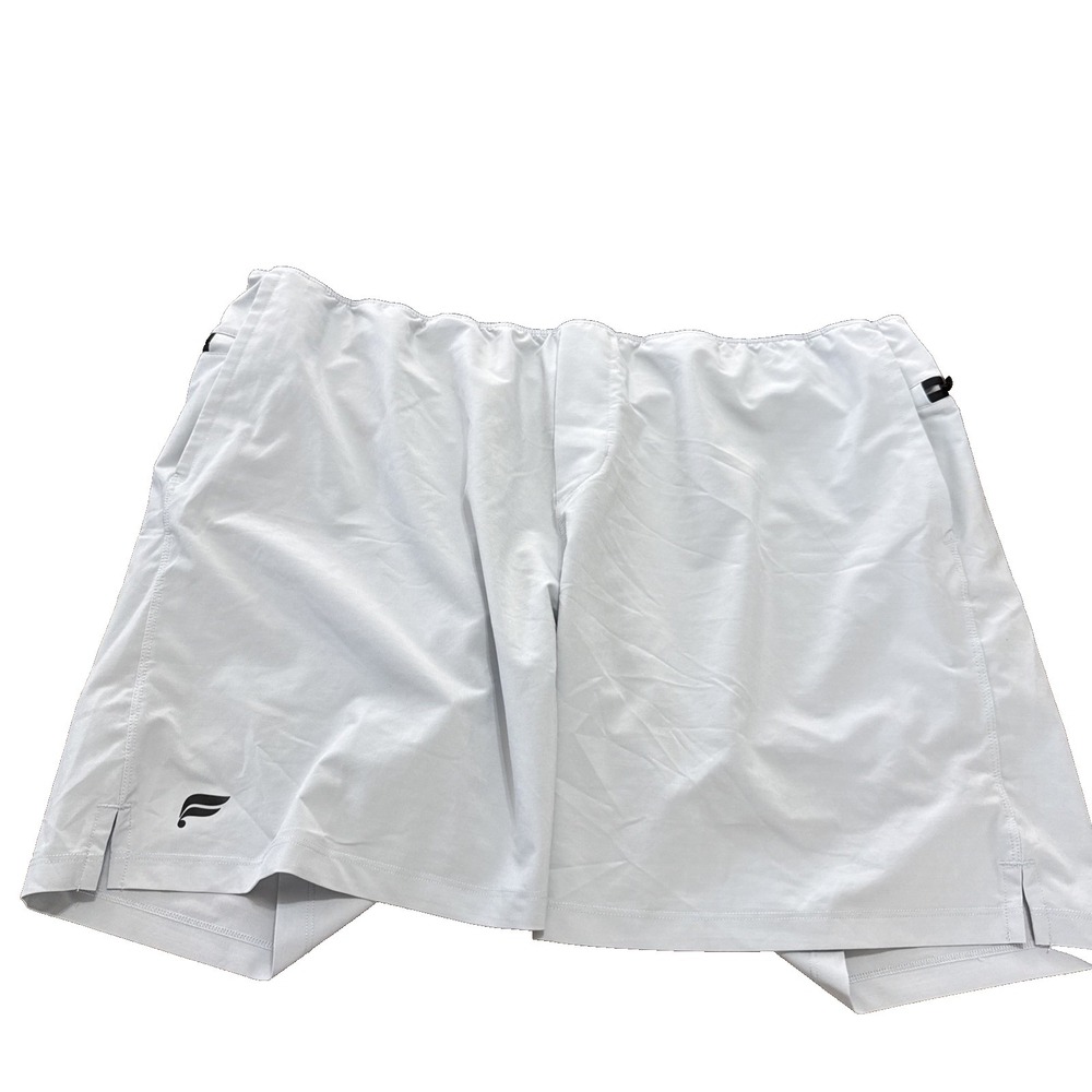 Fabletics Athletic Lined Gym Shorts Mens 2XLLightweight 8" Inseam Beige